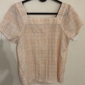 Loft, small pink blouse
